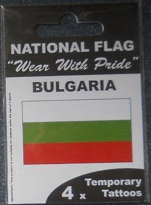 Bulgaria Country Flag Tattoos.