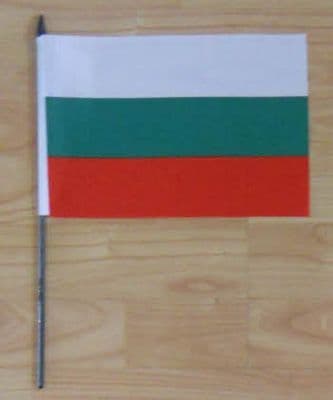 Bulgaria Country Hand Flag - Medium.