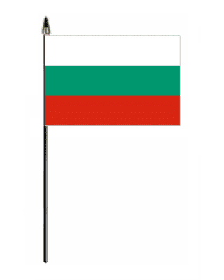 Bulgaria Country Hand Flag - Small.