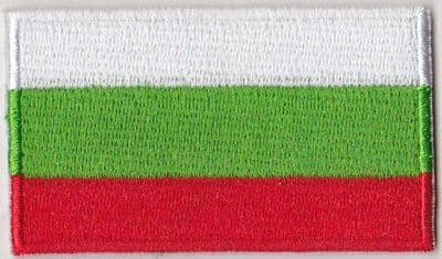 Bulgaria Embroidered Flag Patch, style 04.