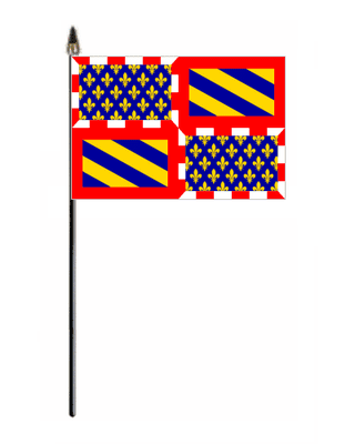 Burgundy Hand Flag - Small.