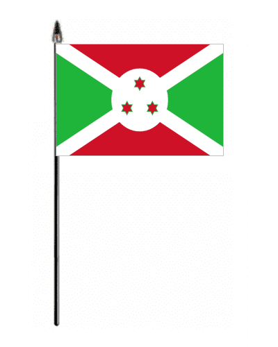 Burundi Country Hand Flag - Small.