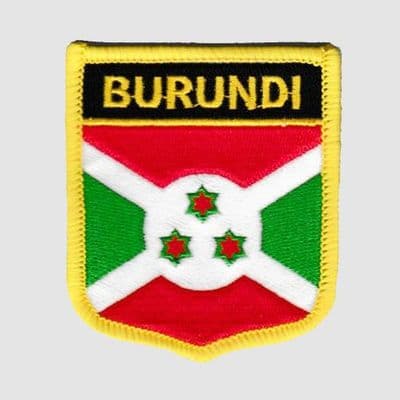 Burundi Embroidered Flag Patch, style 07