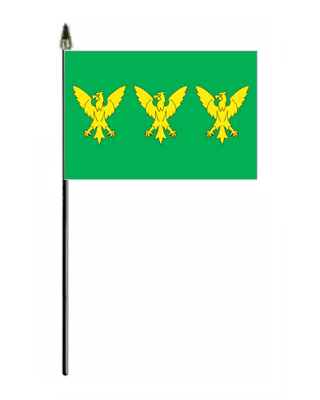 Caernarfonshire Hand Flag - Small.