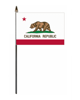 California Hand Flag - Small.