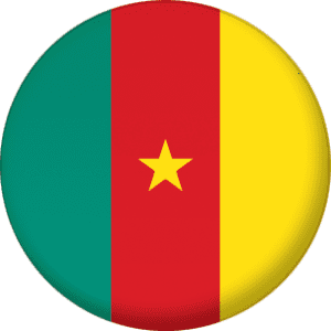Cameroon Country Flag 25mm Pin Button Badge