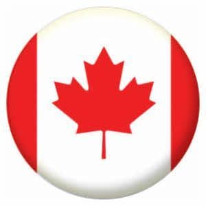 Canada Country Flag 58mm Keyring