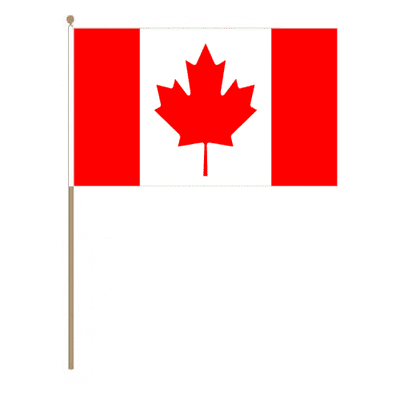 Canada Country Hand Flag - Large.