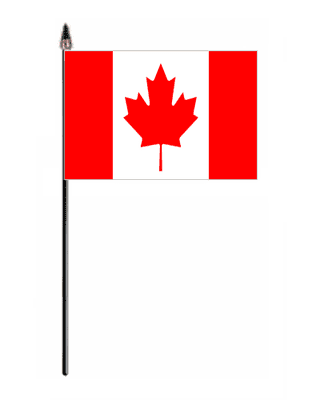 Canada Country Hand Flag - Small.