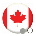 Canada Keyrings - 25mm