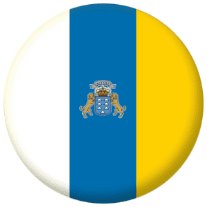 Canary Islands Flag 58mm Mirror.