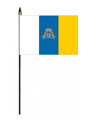 Canary Islands Hand Flag - Small.