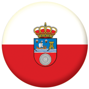 Cantabria Flag 25mm Fridge Magnet.