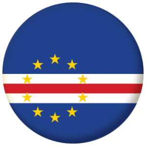 Cape Verde Country Flag 25mm Flat Back