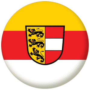Carinthia Flag 58mm Button Badge