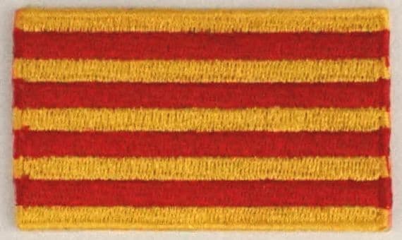 Catalonia Embroidered Flag Patch, style 04
