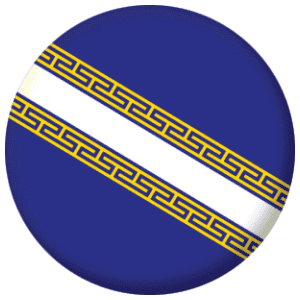Champagne-Ardenne Province Flag 25mm Flat Back
