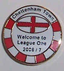 Cheltenham Town Football Club Enamel Pin Badge 01