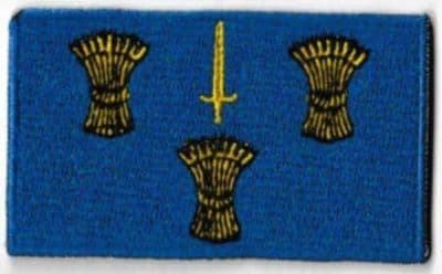 Cheshire Embroidered Flag Patch, style 04