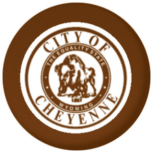 Cheyenne (Wyoming) Flag 25mm Button Badge