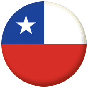 Chile Country Flag 58mm Fridge Magnet