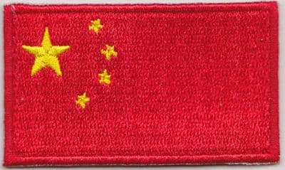 China Embroidered Flag Patch, style 04.