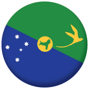 Christmas Island Flag 25mm Fridge Magnet
