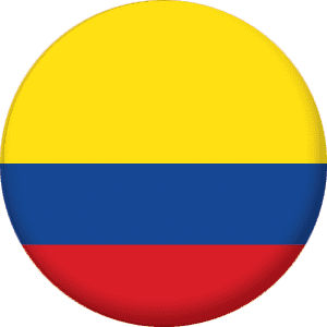 Colombia Country Flag 58mm Fridge Magnet