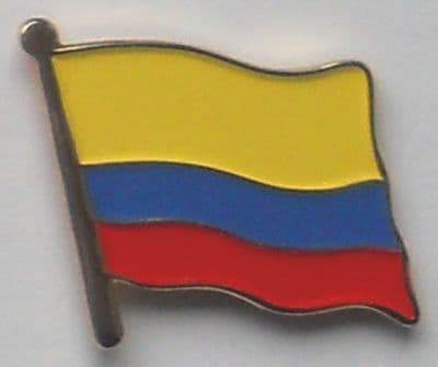 Colombia Country Flag Enamel Pin Badge