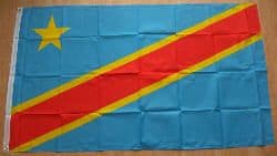 Congo, Democratic Republic of, Large Country Flag - 5' x 3'.