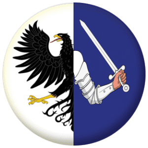 Connaught Province Flag 58mm Button Badge