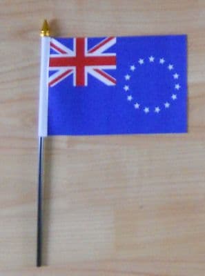 Cook Islands Hand Flag - Small.