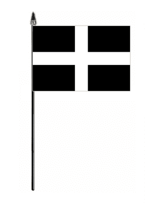 Cornwall Hand Flag - Small.