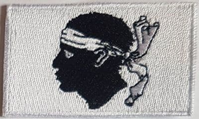 Corsica Embroidered Flag Patch, style 04