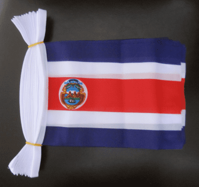 Costa Rica Bunting, rectangular, 9 metre.