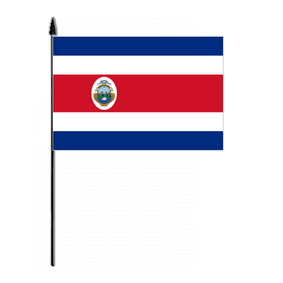 Costa Rica Country Hand Flag - Medium.