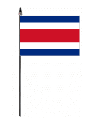 Costa Rica Country Hand Flag - Small.