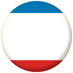 Crimea Flag 58mm Button Badge