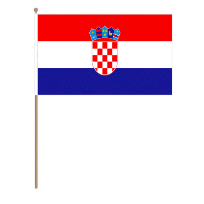 Croatia Country Hand Flag - Large.
