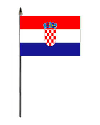 Croatia Country Hand Flag - Small.