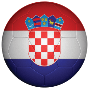 Croatia Football Flag 58mm Fridge Magnet