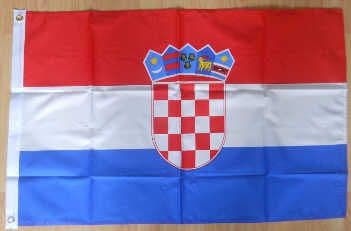 Croatia Large Country Flag - 3' x 2'.