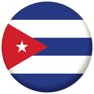 Cuba Country Flag 58mm Fridge Magnet