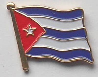 Cuba Country Flag Enamel Pin Badge