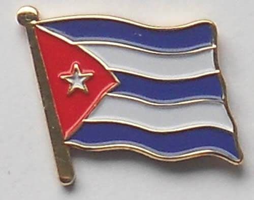 Cuba Country Flag Enamel Pin Badge