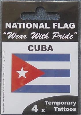 Cuba Country Flag Tattoos.