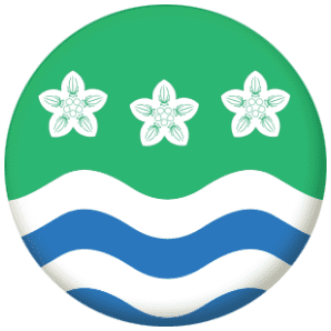 Cumberland County Flag 58mm Button Badge