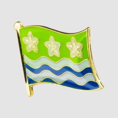 Cumberland County Flag Enamel Pin Badge – small