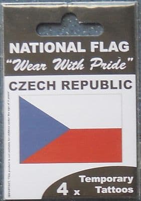 Czech Republic Country Flag Tattoos.