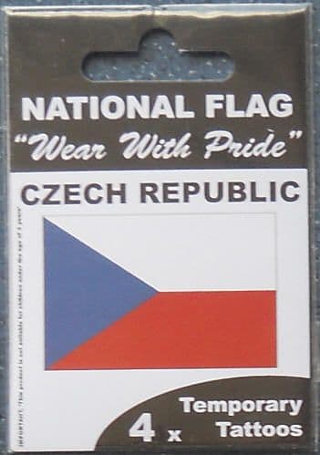 Czech Republic Country Flag Tattoos.